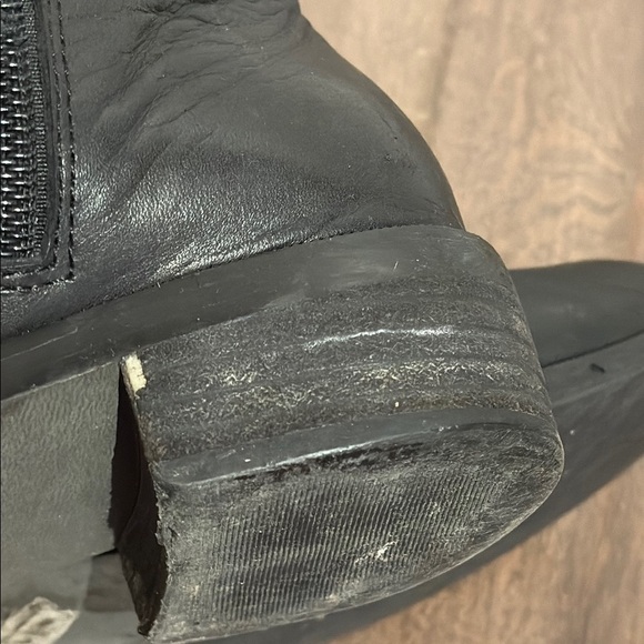 IMNYC ISAAC MIZRAHI TALL LEATHER RIDING BOOTS size 8M - Picture 9 of 9